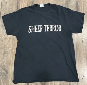 Sheer Terror Just Can't Hate Enough Hardcore Punk Band Concert Tour Large Shirt - Picture 1 of 8