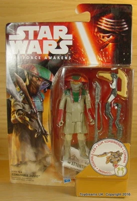 STAR WARS The Force Awakens CONSTABLE ZUVIO 3.75" Action Figure MOC! - Image 1 of 2