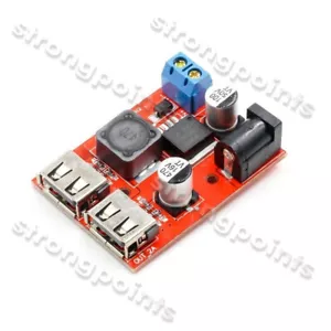 NEW 1pcs DC 9-36V to 5V 3A Dual USB Power Supply Charger Step Down Converter -UK - Picture 1 of 6