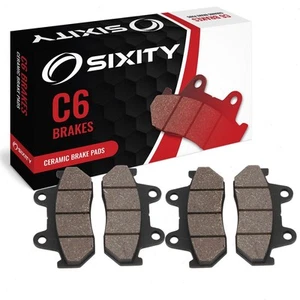 Front Ceramic Brake Pads 1983 Honda GL650I Silver Wing Interstate Set Full mp - Picture 1 of 8