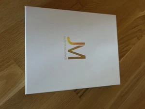 Julian MacDonald Gold & White Glass Photo Frame - Picture 1 of 4