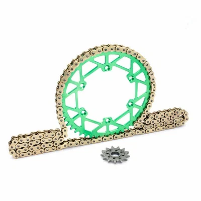 For Kawasaki KX250F 2004-2019 13T Front Rear Sprocket 520 Chain Kit KX250 18-23 Foto 1 de 4