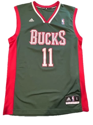Monta Ellis Milwaukee Bucks NBA  #11 Adidas Green Jersey Size Small - Image 1 of 4