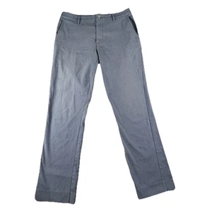 Mizzen Main Pants Mens 34x31 Blue Performance Chino Tapered Golf Casual Business - Picture 1 of 8