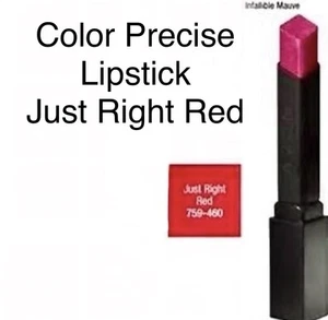 Lápiz labial Avon COLOR PRECISION ROJO JUSTO DERECHO en forma de diamante Nuevo de Lote Antiguo - Sellado - Imagen 1 de 4