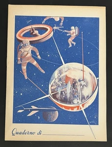 QUADERNO anni ‘40 Il satellite russo nello spazio - CISA ROMA - nuovo vintage - - Picture 1 of 2