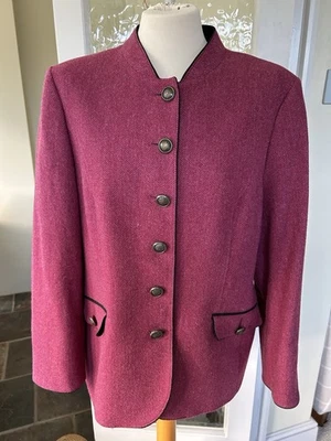 Steinbock Tyrol Austria Wool Jacket Size 16 - Image 1 of 4