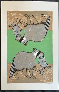 Mapaches Palíndrome 2005 de Leia Bell - Imagen 1 de 2