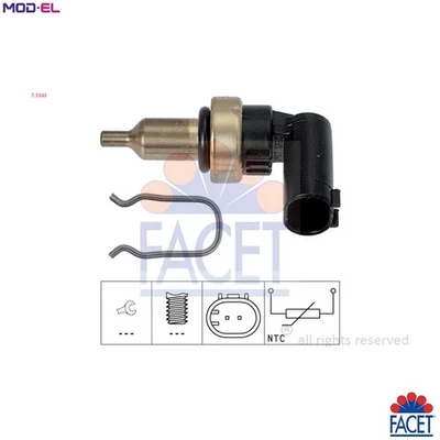 SENSOR COOLANT TEMPERATURE 7.3343 FOR INFINITI JEEP COMPASS/SUV GRAND/III 2.0L - Image 1 of 4