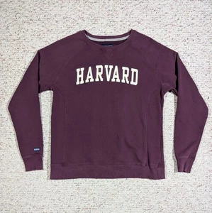 Jansport Harvard University Sweatshirt Womens XL Relaxed Fit Lightweight Maroon - Picture 1 of 5