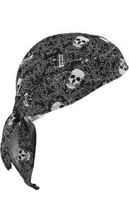 Chill Its 6615 High-Performance Bandana Do Rag - Terry Cloth Sweatband - Picture 1 of 4