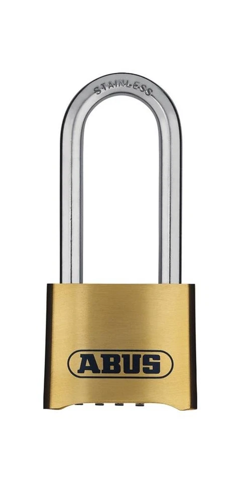 ABUS Zahlenvorhangschloss 180IB/50 HB63 B/SB Schlosskörperbreite 52 mm Messin... - Bild 1 von 1