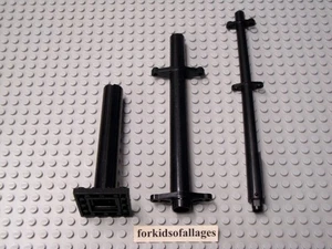 Lego Mast 3 Pieces: 2538b Top Section w/Bottom Nubs, 2537a Middle and 4844 Base - Picture 1 of 3