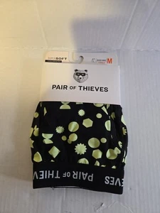 1 Pair Men's Pair of Thieves Boxer Brief Super Soft Geometric Underwear Sz: M - Picture 1 of 6