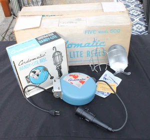Cordomatic 500 Retractable 20' Work Light w/Instructions Brand New In Box USA - Picture 1 of 10