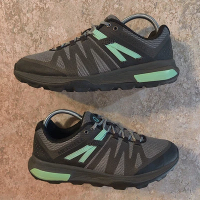 Merrell Hiking Shoes Women's 9.5 Zion FST J035388 Gray Blue Trail Outdoors Boots - Image 1 of 4