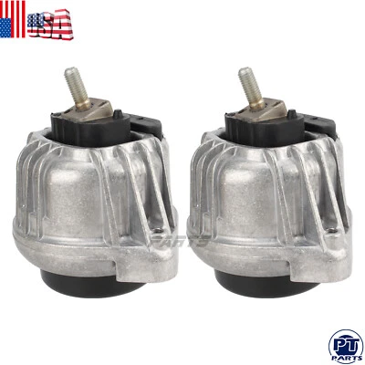 Engine Mount Set (2) LH+RH Front for BMW 335d 09-11 335i 07-13 335i xDrive 09-13 - Image 1 of 4