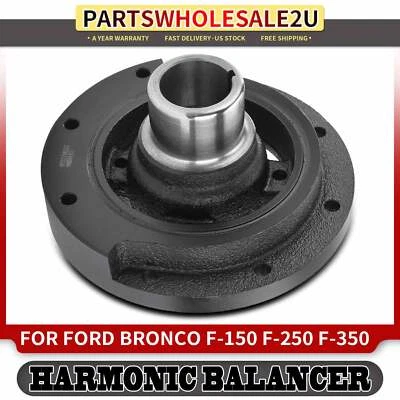 Engine Harmonic Balancer for Ford Bronco E-150/ E250 Econoline F-150 F-250 HD - Image 1 of 4