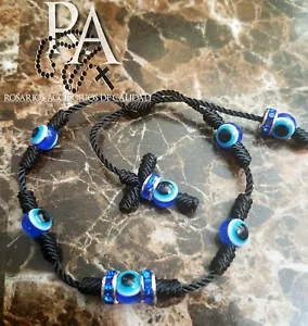 BLUE EVIL EYE STRING BRACELET - Picture 1 of 1