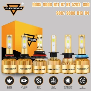 AUXBEAM S3 LED Headlights Conversion Kit 9005 9006 H11 H4 H7 H13 9007 880 881 H1 - Picture 1 of 21