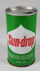 De colección Sun Drop Soda Pop Lata Recta Acero Contract Bebidas St Paul MN - Imagen 1 de 7