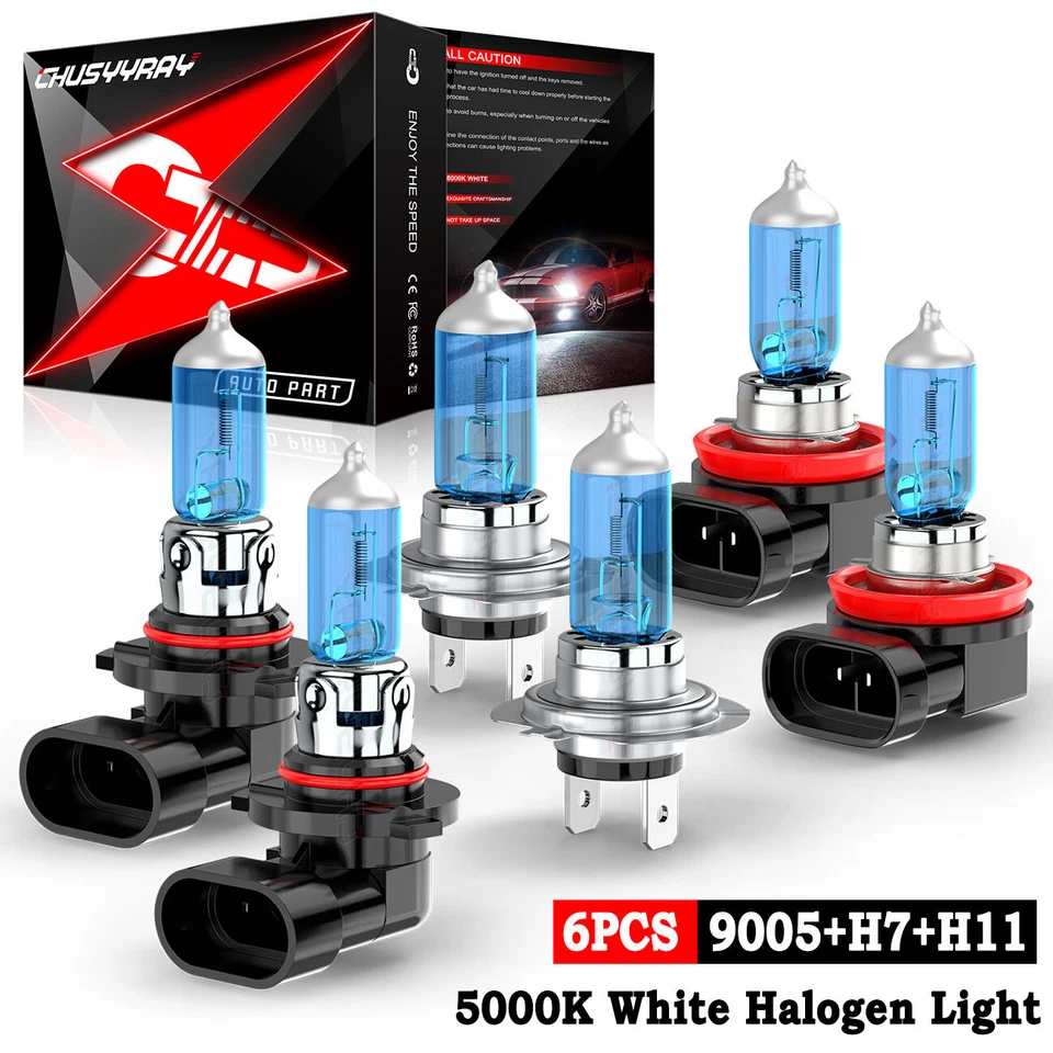 Kit de 6 faros halógenos combinados + faros antiniebla para Subaru Legacy 2010-2014 Foto 1 de 4