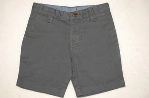 Boys GRAY BERMUDA SHORTS Khaki Chinos DRESSY CASUAL Adj Waist SIZE 4 - Picture 1 of 2