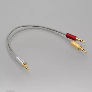 3.5mm Microphone Y-split Cable For Sennheiser Bodypack Receiver Camera Timecode - Picture 1 of 3