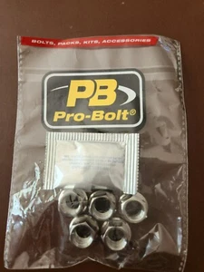 Pro-Bolt M12 x 1.5 Titanium Rear Sprocket Nuts (x5) - Picture 1 of 3