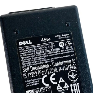 Dell 45W 19.5V 2.31A LA45NM140 0KXTTW AC Power Adapter Charger Cord Genuine OEM - Picture 1 of 7