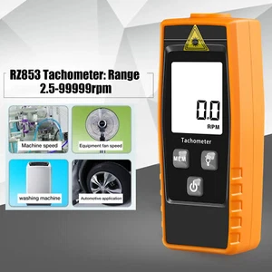 Tacómetro digital LCD de 5 dígitos tacómetro sin contacto medidor de RPM - Imagen 1 de 8