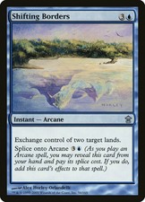 1X Shifting Borders - Saviors of Kamigawa - FOIL NM/EX MTG CARD