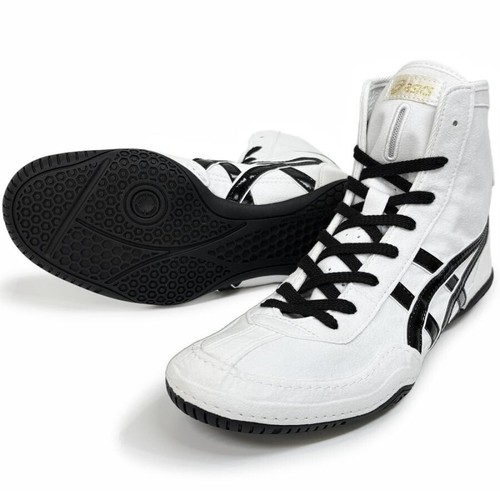 Scarpe da boxe ASICS Wrestling EX EO (successore a TWR900) bianche x nere