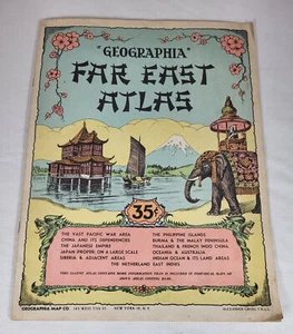 1944 FAR EAST ATLAS Geographia Map Company, Alexander Gross, Ralph Fabri - Bild 1 von 12