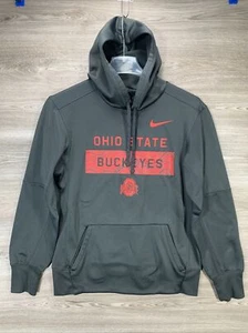Ohio State Buckeyes Nike Hoodie Sweatshirt Small Pullover Dri-Fit grau Fußball - Bild 1 von 6