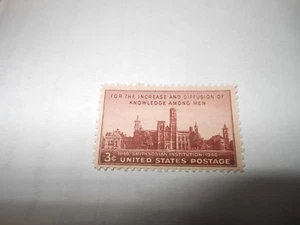 Vintage 1846 Smithsonian Institution 1946 3 Cent Stamp 1946 - Picture 1 of 2