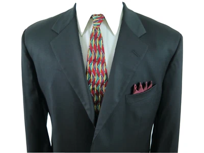 Brooks Brothers 1818 Madison Black Blazer Suit Jacket Sport Coat 43/45 R EUC USA - Image 1 of 4