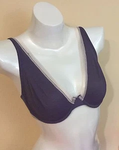 Sexy Sujetador Victorias Secret Sin Forrar Púrpura Demi 32D Victoria's Nuevo con Etiquetas (D116) - Imagen 1 de 2