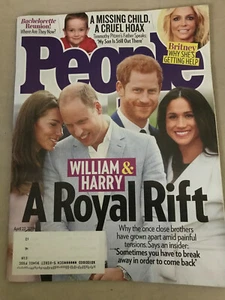Neu People Magazin 22. April 2019 Prinz William & Henry A Royal Rift Britney - Bild 1 von 2