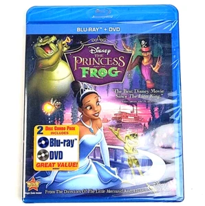 The Princess and the Frog Disney Movie Blu-Ray (Blu-Ray + DVD) New - Picture 1 of 2