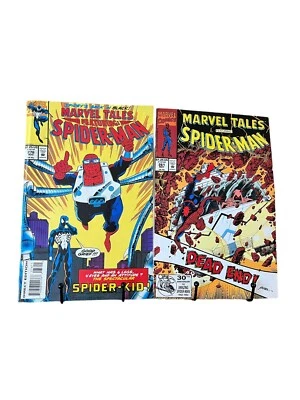 Marvel Tales Spider-Man Comic Lot #261 & #276 1992 Venom Dead End Spider-Kid Vtg - Image 1 of 4