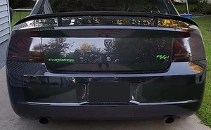 Charger smoked tinted TAIL LIGHT covers vinyl 06 07 08 09 10 ***$5 REFUND*** - Picture 1 of 3