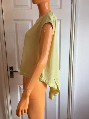 Blusa Top Twenty8twelve Otto Amarilla Alta Baja Talla Pequeña UK8 EU36 Foto 1 de 4