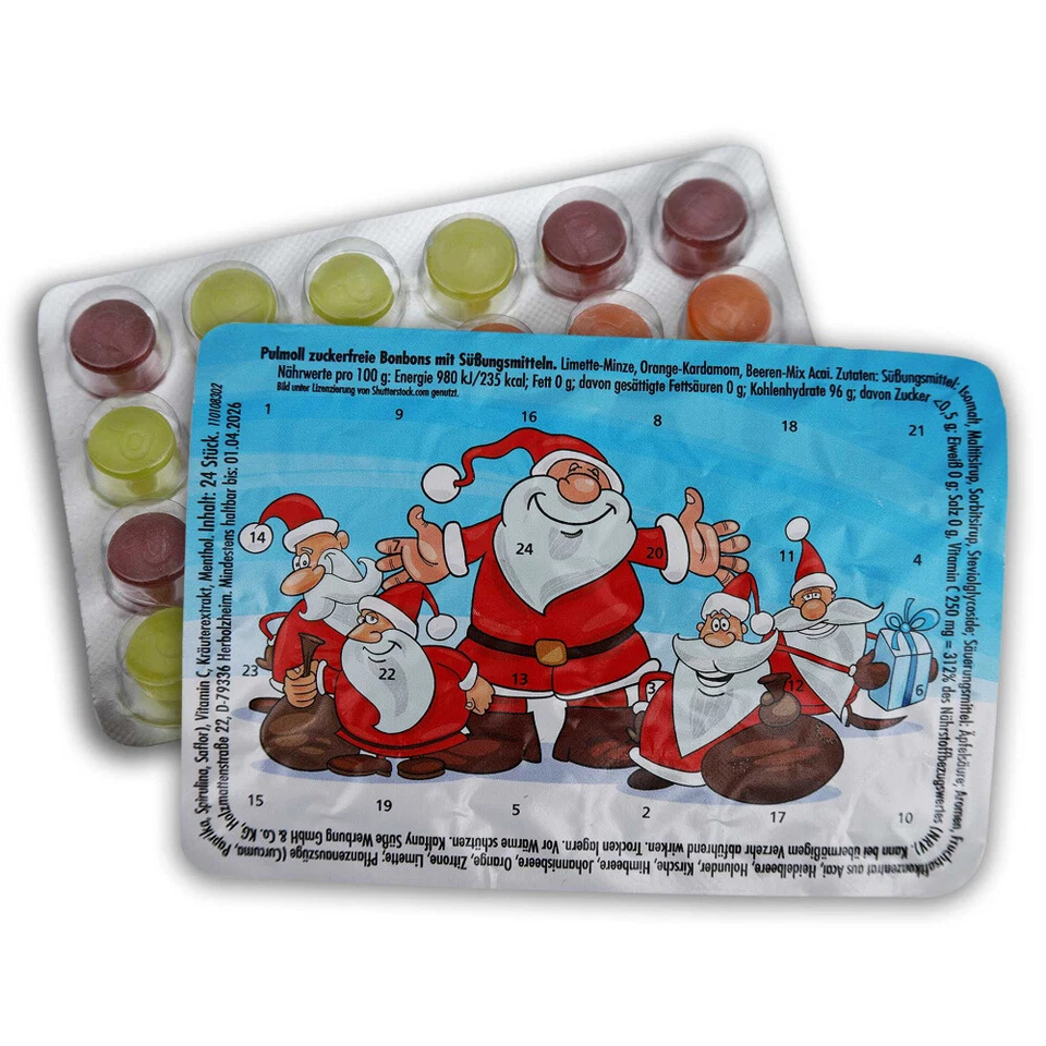 Kleinster Adventskalender der Welt - Sympathische Weihnachtsmänner - Pulmoll (3)