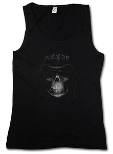 Sensenmann I Tank Top Trägershirt You own to me The Death Skeleton Sensenumhang - Bild 1 von 2