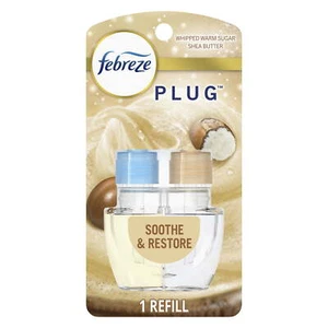 Febreze Plug In Air Freshener, Scented Oil Refill, Soothe & Restore, 1 Refill - Picture 1 of 11