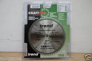 TREND 190MM 60T X 20MM BORE MAKITA DLS713 MITRE SAW BLADE TCT CSB/CC19060T - Picture 1 of 1