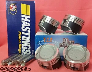 YCP 75.5mm Vitara LowComp Teflon Coated Pistons+ Rings Honda Crx Civic D16 TURBO - Picture 1 of 9