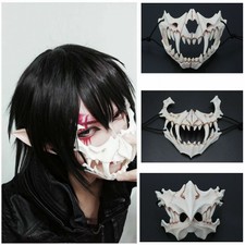 Japanese Mask Halloween Zarama Tengu Yasha Kurato Mito Nue  Ryujin Cosplay Resin
