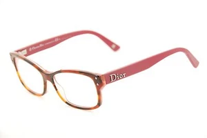 Authentic Christian Dior CD 3202 A40 52mm Tortoise Pink Frames Glasses Italy - Picture 1 of 7